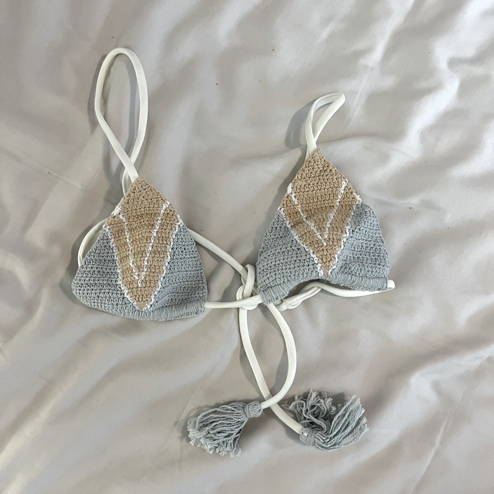 Rove Swim crochet bikini top
